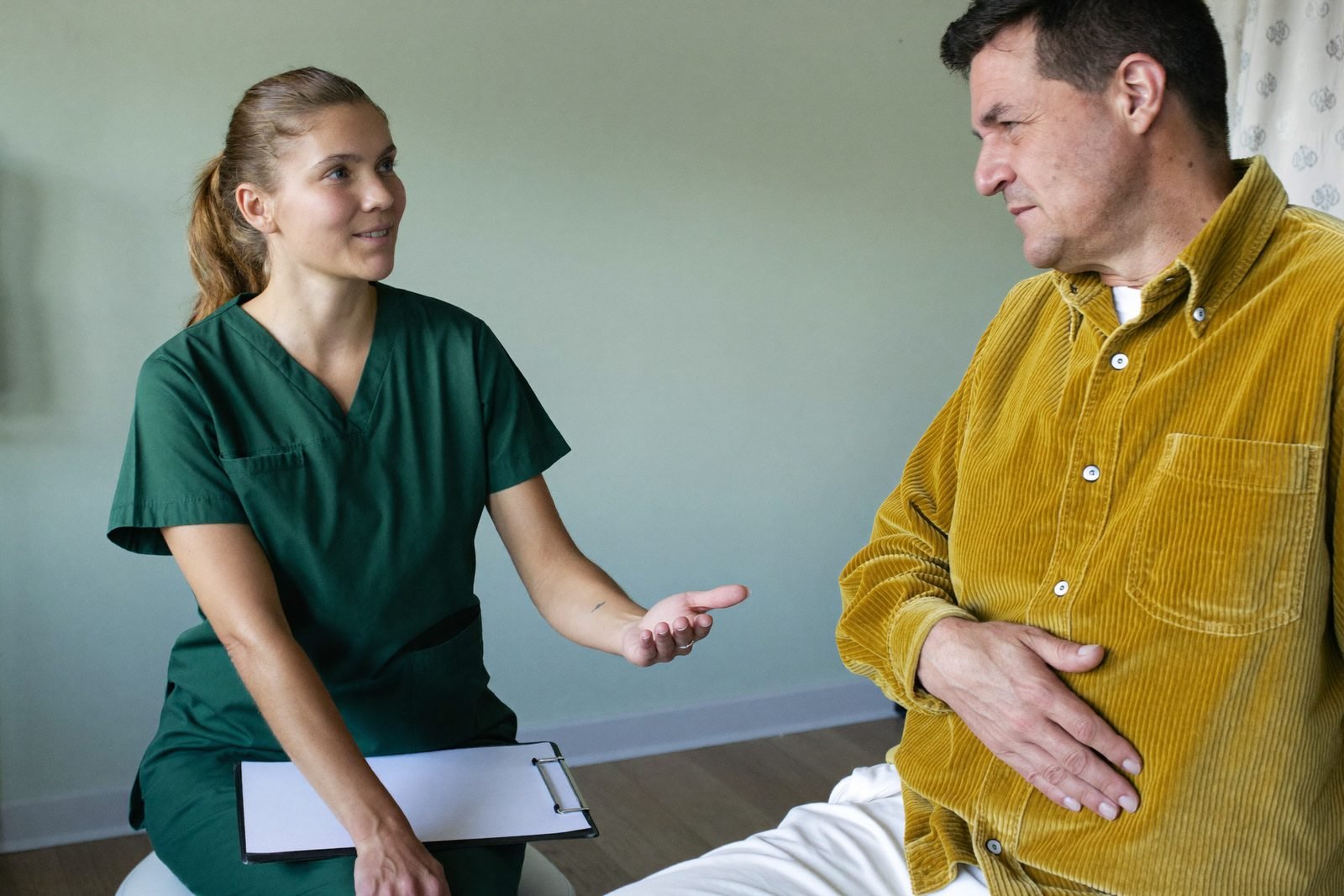 The first visit is an assessment before it is a treatment